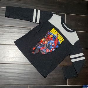 Marvel baseball tee type shirt